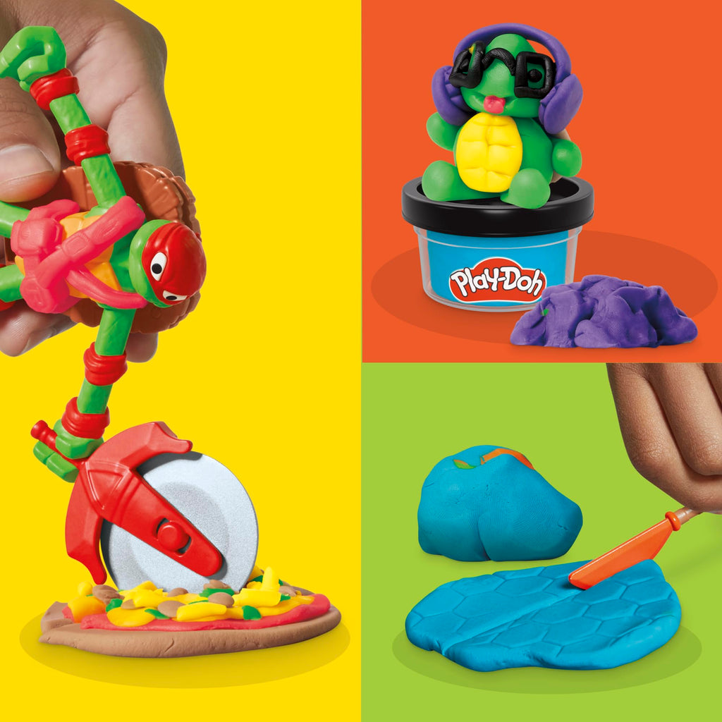 Play-Doh Tartarughe Ninja Cowabunga Creations – 4 Personaggi Modellabili