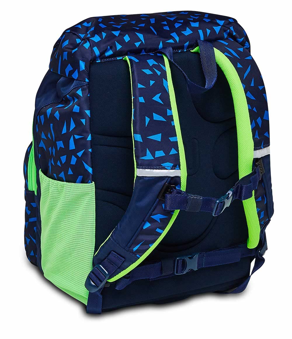 Seven Zaino Scuola Estensibile SJ Gang Micro Light – Blu – Unisex