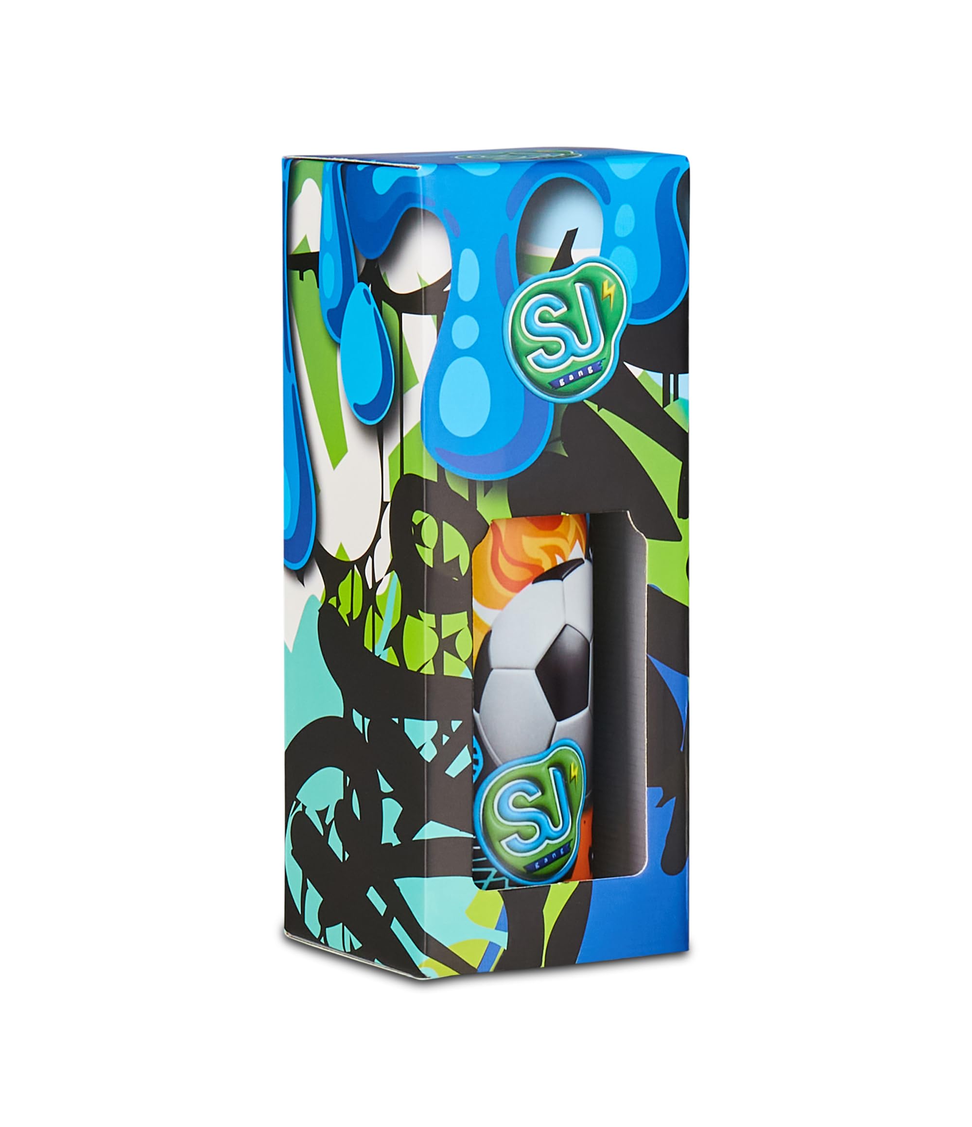 SJ Gang – Borraccia Termica 500 ml Blu Arancio | Acciaio Inox BPA Free | Caldo 12h / Freddo 24h | Scuola e Sport