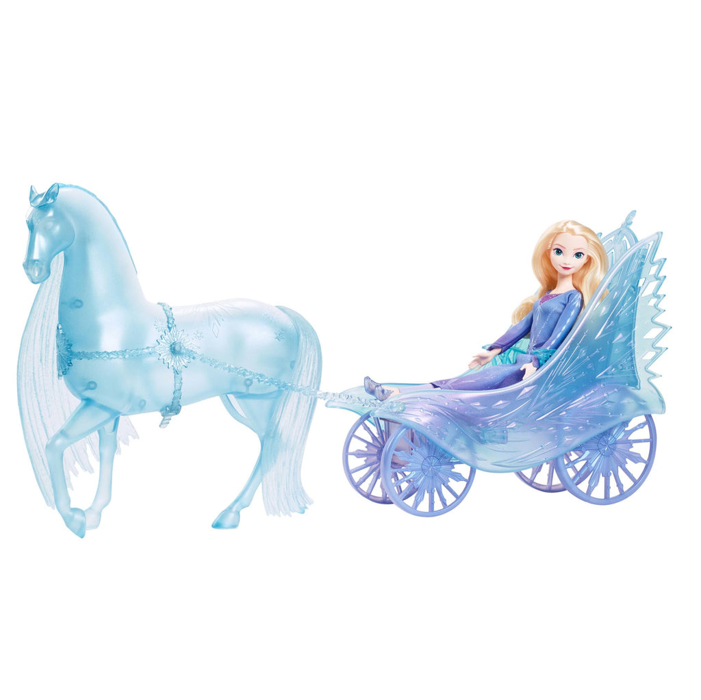 Mattel Disney Frozen Elsa Bambola con Nokk e Carrozza – JBG56