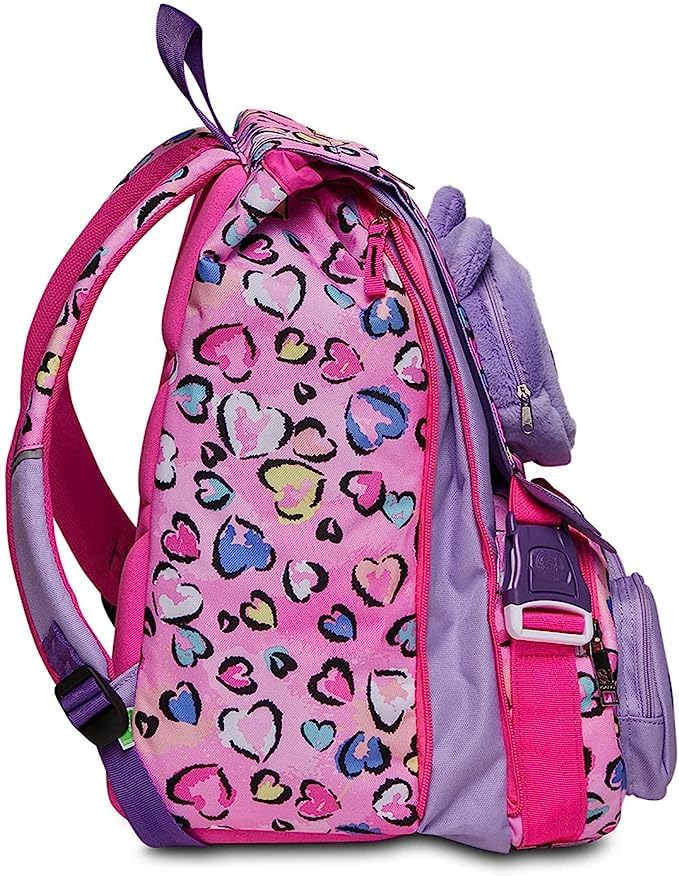Seven SJ Gang Faces Girl Love Schoolpack – Zaino Espandibile con Astuccio 3 Zip