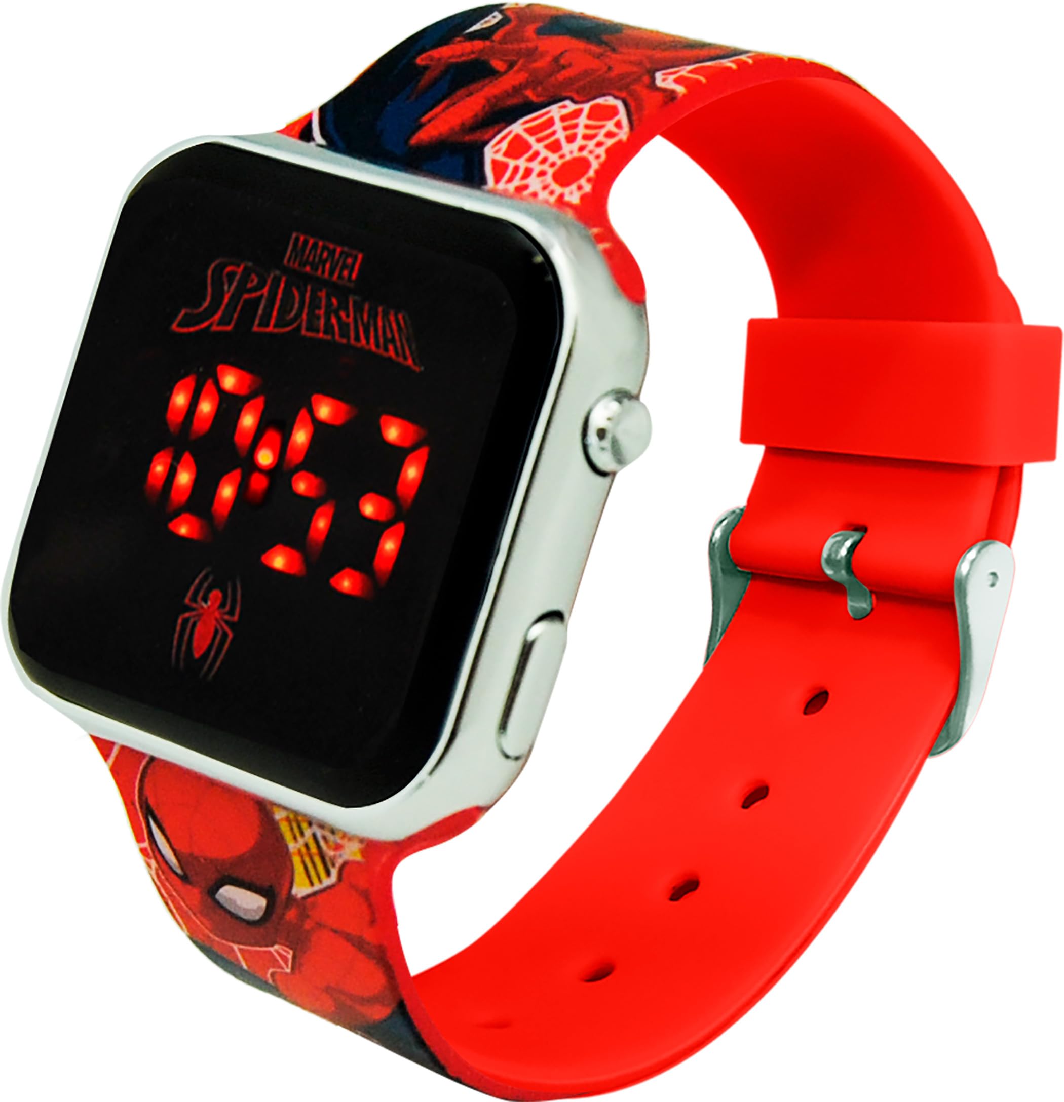 Orologio LED Spider-Man Multicolore per Bambini – Kids Licensing