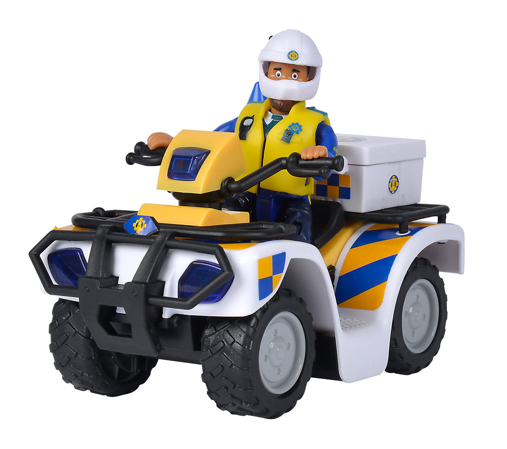 Sam il Pompiere Quad della Polizia con Statuetta Malcolm – Simba | Dai 3 Anni