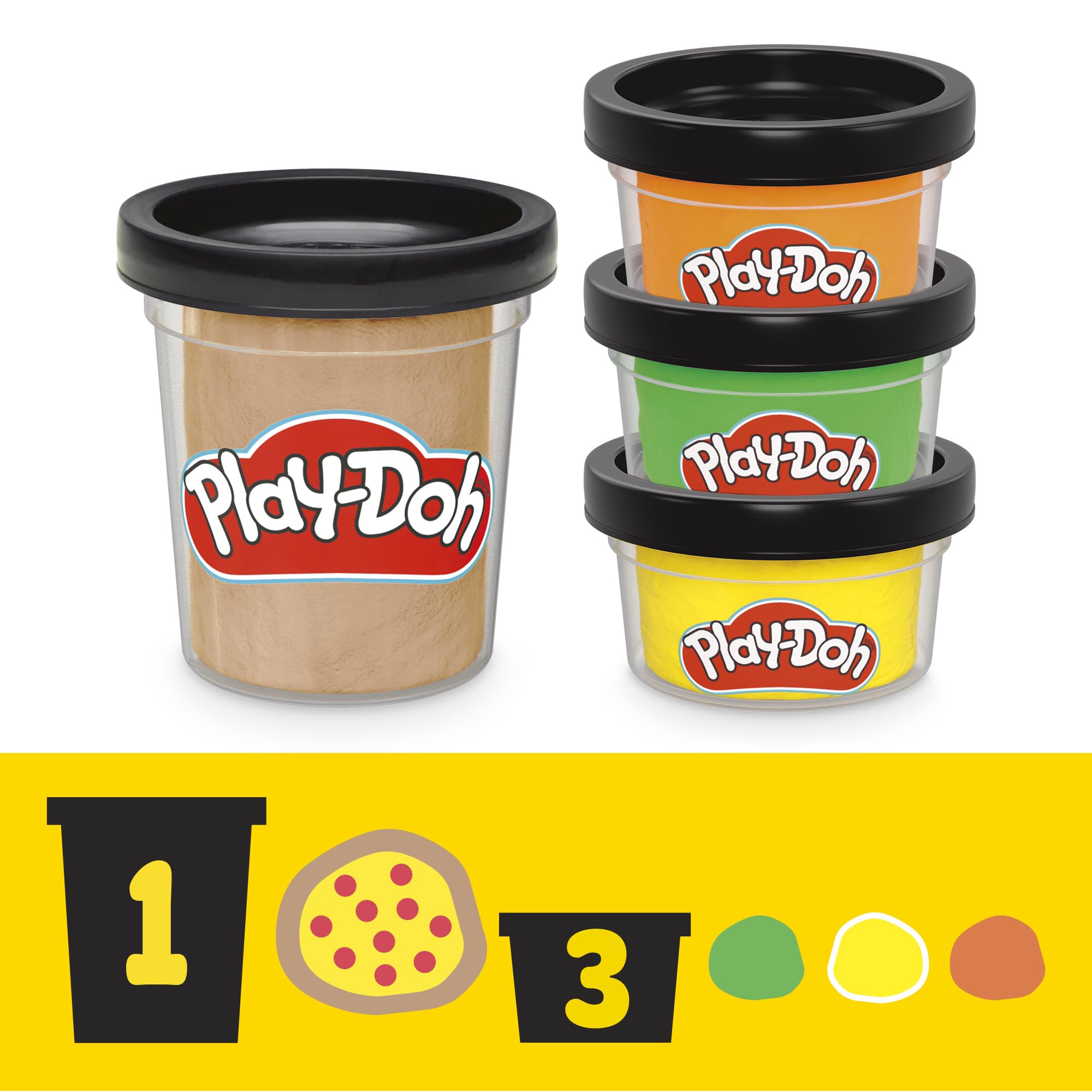 Play-Doh Tartarughe Ninja Cowabunga Creations – 4 Personaggi Modellabili