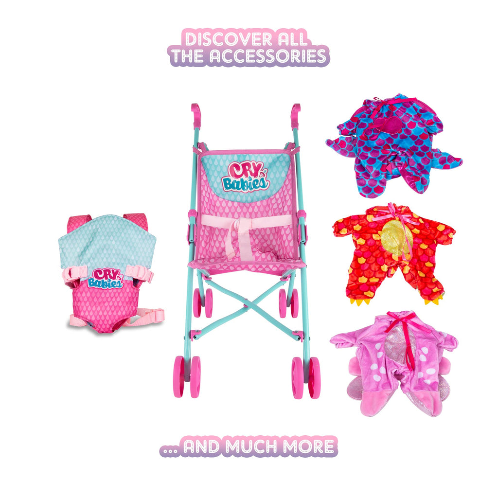 Cry Babies Dressy Fantasy Jenna Bambola Interattiva con Lacrime Vere