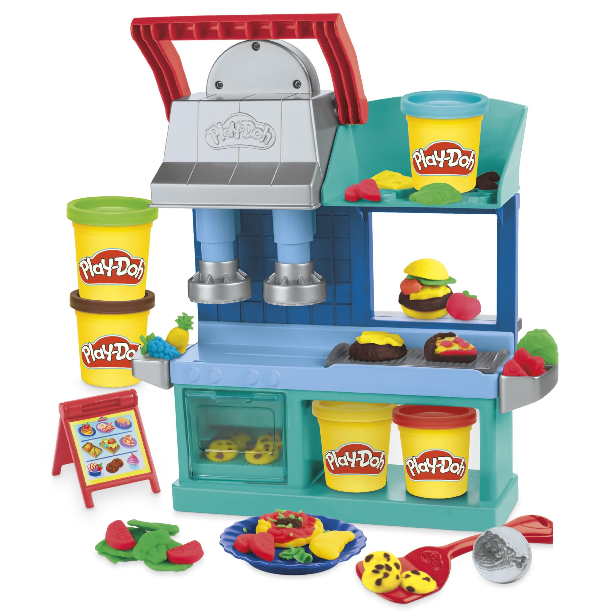 Play-Doh Kitchen Creations Ristorante dello Chef Playset – Dai 3 Anni