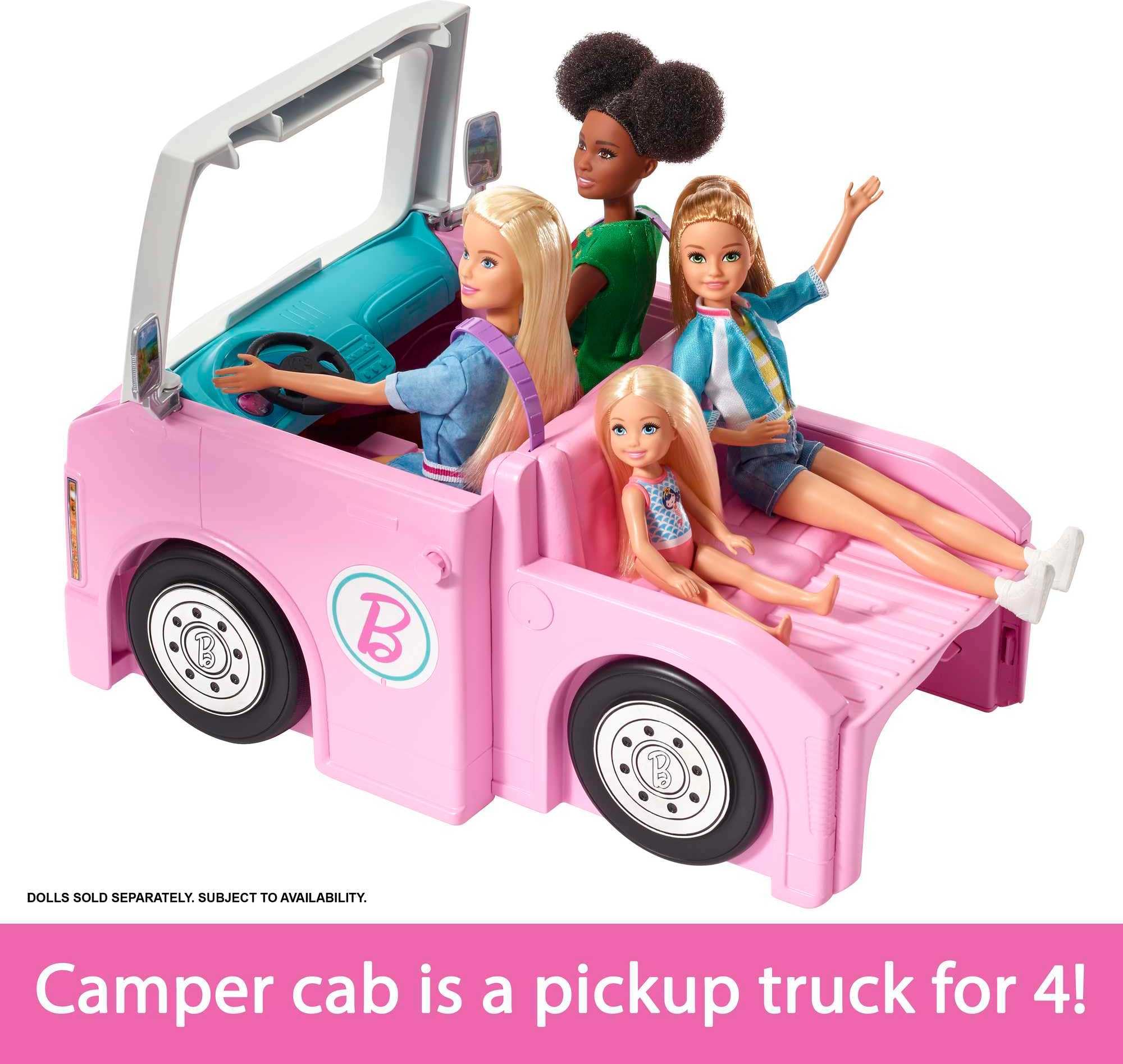 Barbie Dream Camper 3 in 1 con Piscina e 50 Accessori – GHL93