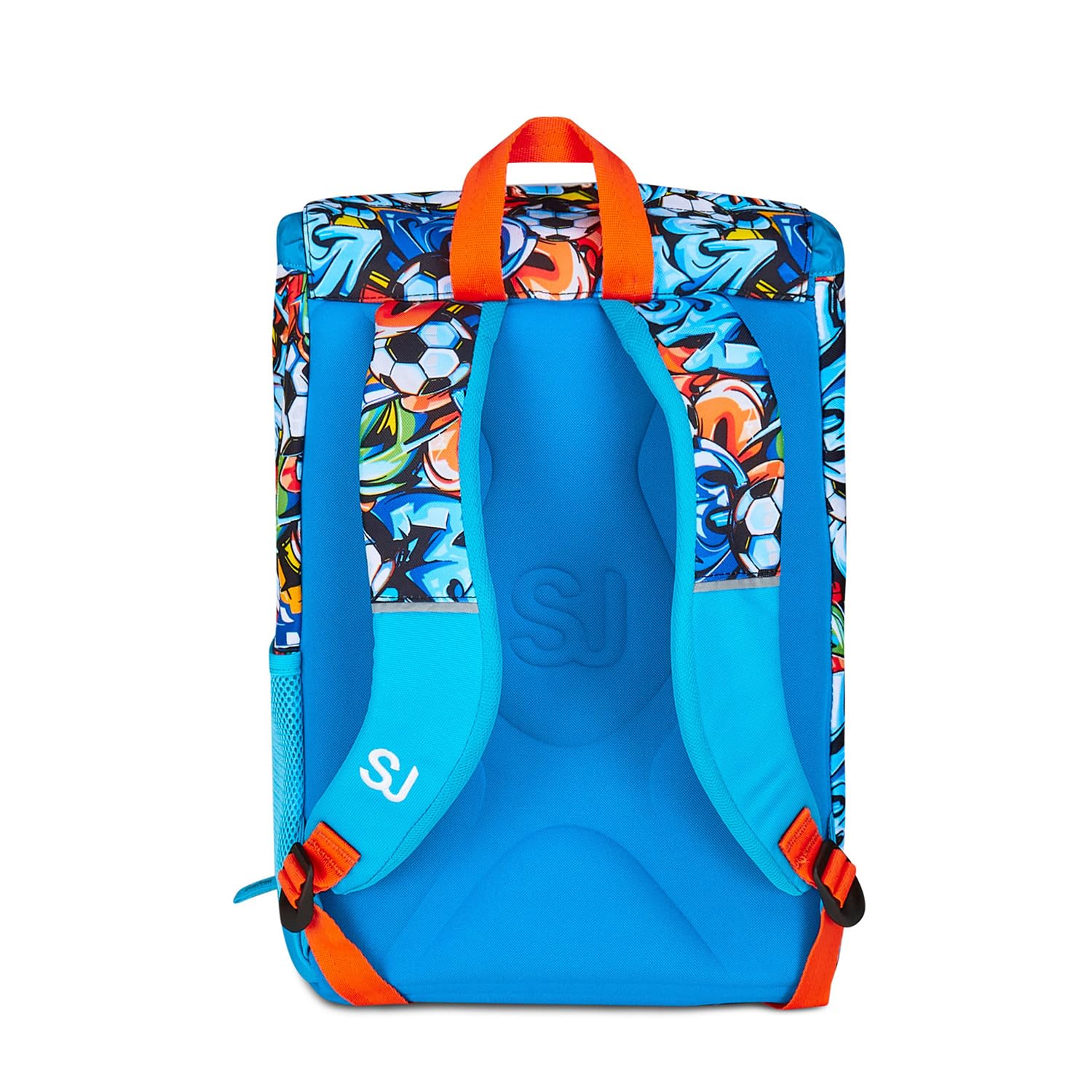 SJ Gang Style Jam Gang Zaino Scuola Grande Blu – Patch Riposizionabili 24 L