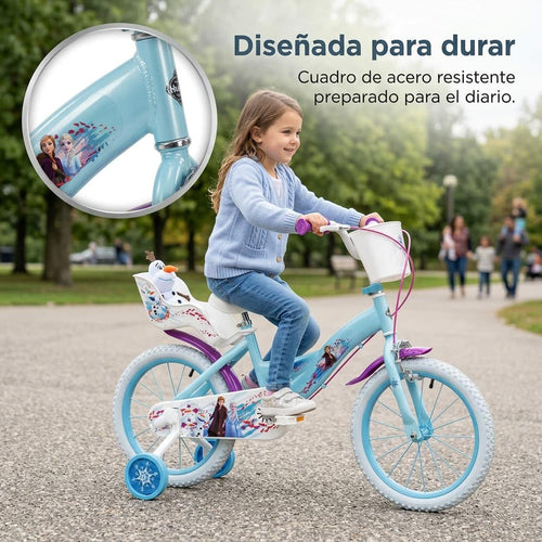 Bicicletta Disney Frozen 16 TOIMSA Huffy – Bambini 5-8 Anni, Struttura Acciaio