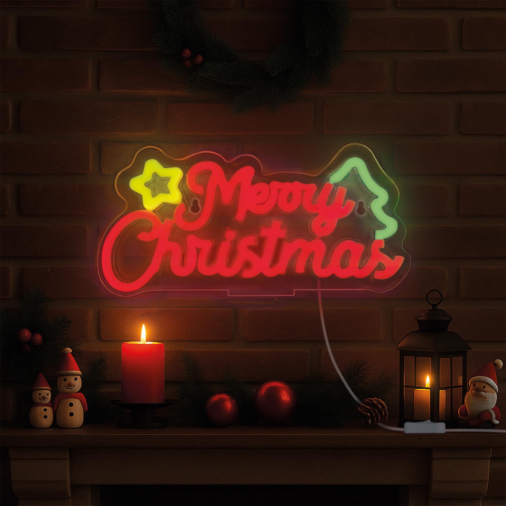 Legami Insegna Luminosa Neon Albero di Natale – Solo Uso Interno