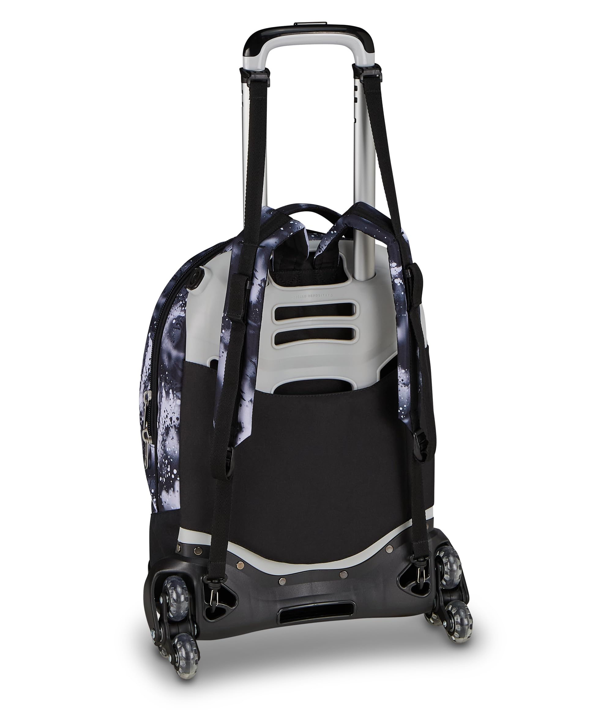 Seven Trolley Jack 8 Ruote Buzzy Note Girl Nero 34L – 3 in 1 Scomponibile