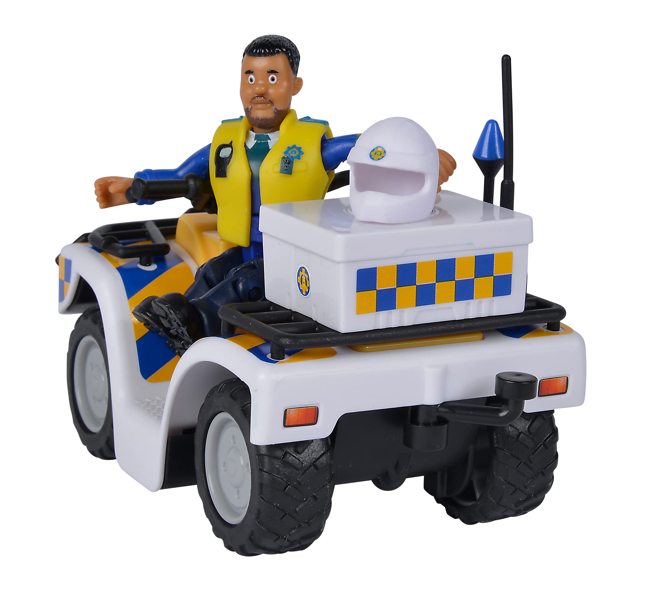 Sam il Pompiere Quad della Polizia con Statuetta Malcolm – Simba | Dai 3 Anni