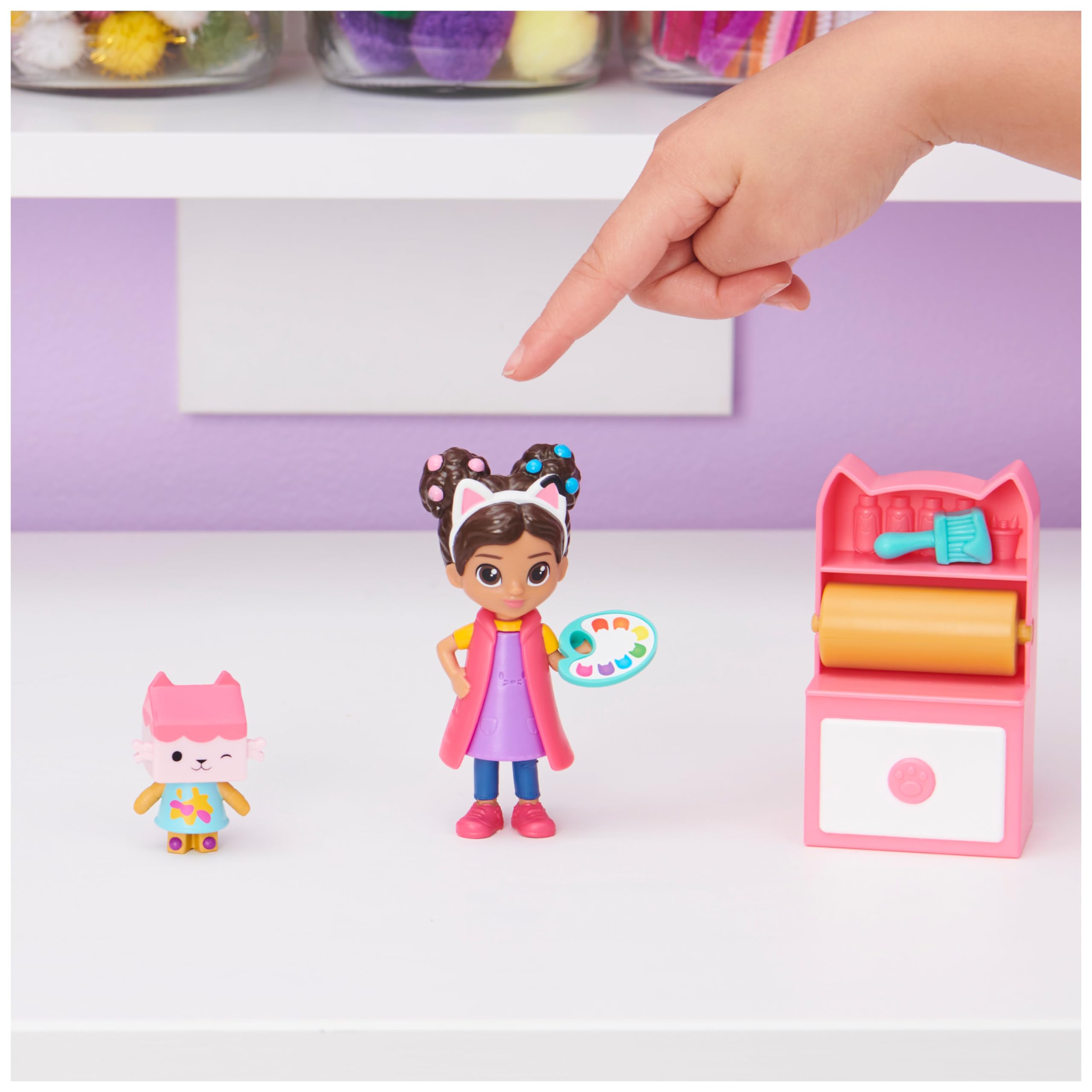 Gabby's Dollhouse Set Studio d'Arte con Figure e Accessori – Dai 3 Anni