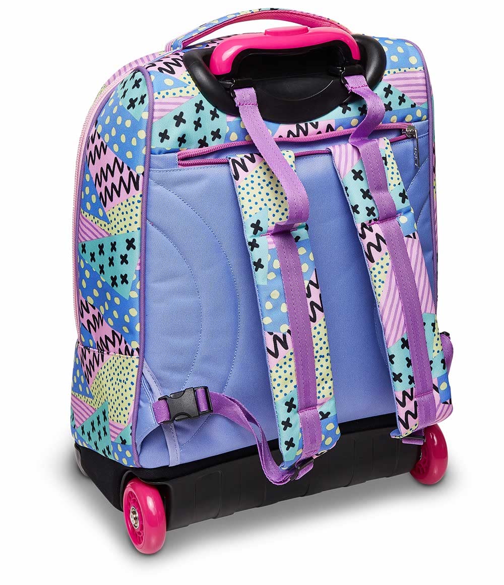 SJ Gang Style Jam Gang Trolley Scuola Rosa Bambine e Ragazze 33L con Crossover System