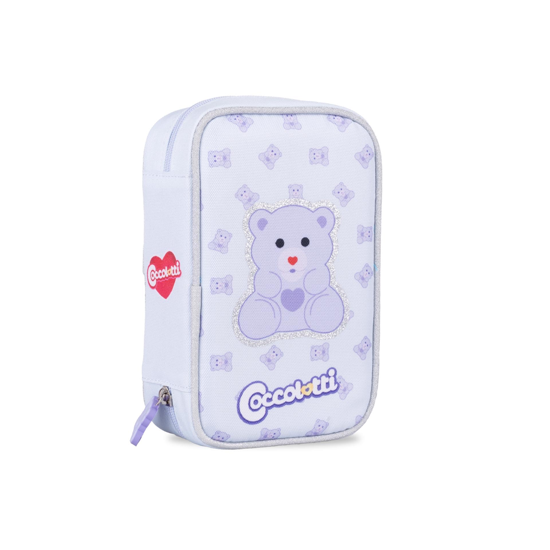Astuccio Colourbook Coccolotti 1 Zip Rosa – Completo 30+ Pezzi | Scuola Elementare