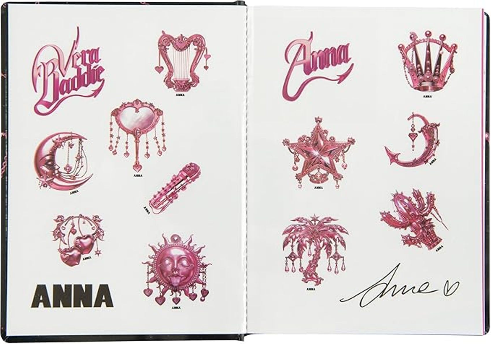 Diario Scuola PRESTIGE & DELUXE Anna 2025-2026 – 16 Mesi, 12x16,5 cm + Portachiavi e Penna