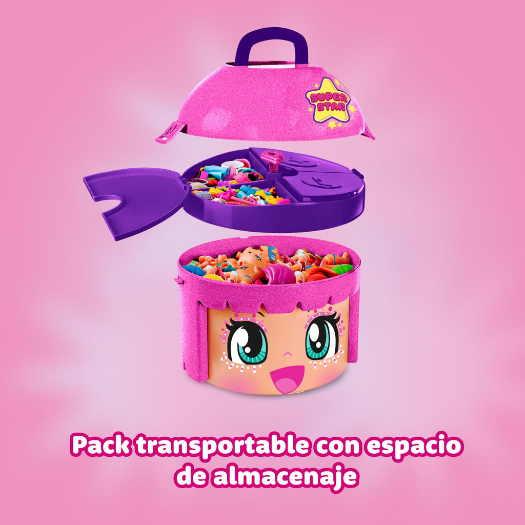 Pinypon Super Star Box con 4 Figure Esclusive e Accessori – Dai 4 Anni