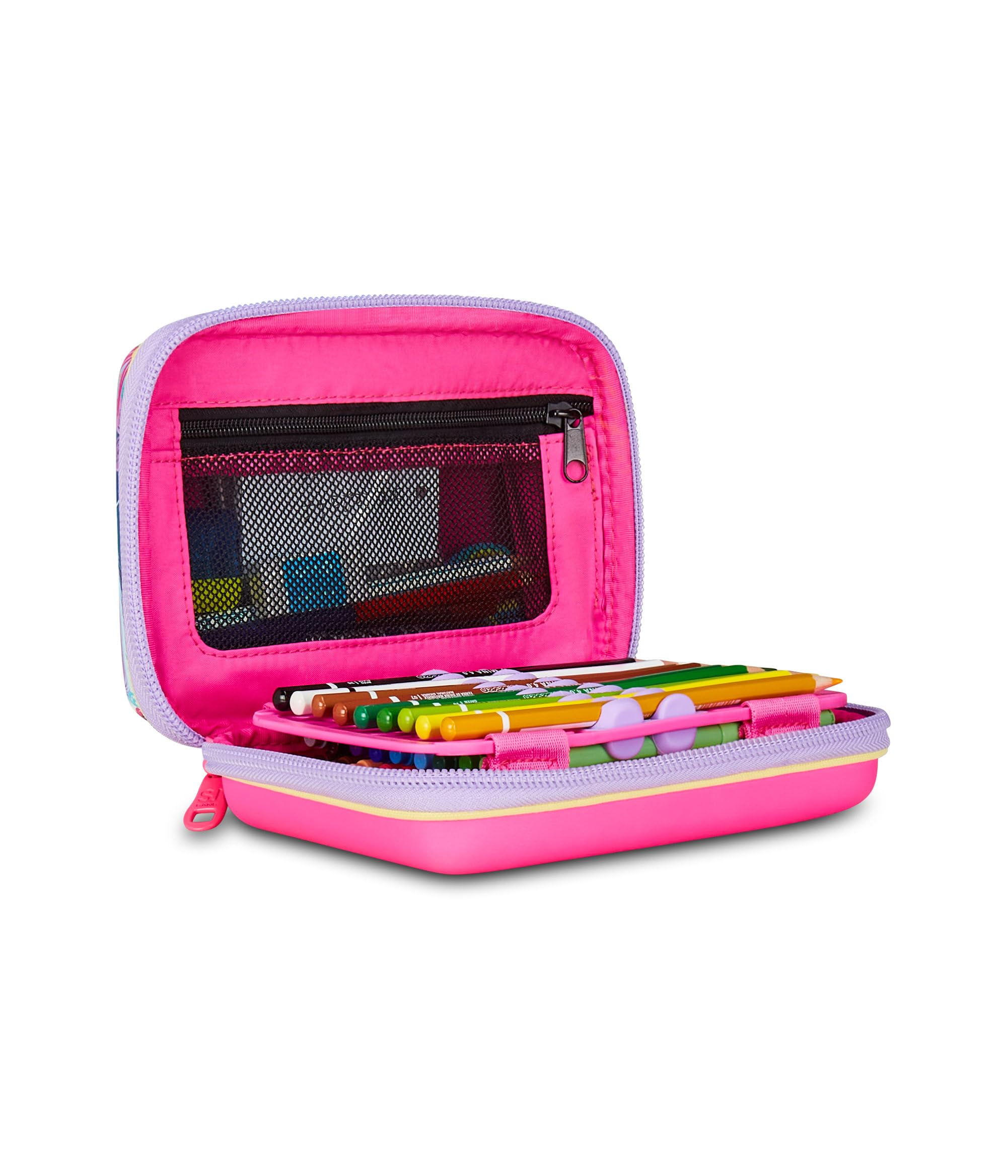 SJ Gang – Astuccio Speed Pad + Cat&Air Rosa | Mono Scomparto con Plance Amovibili | Completo di Penne e Colori | Scuola Elementare