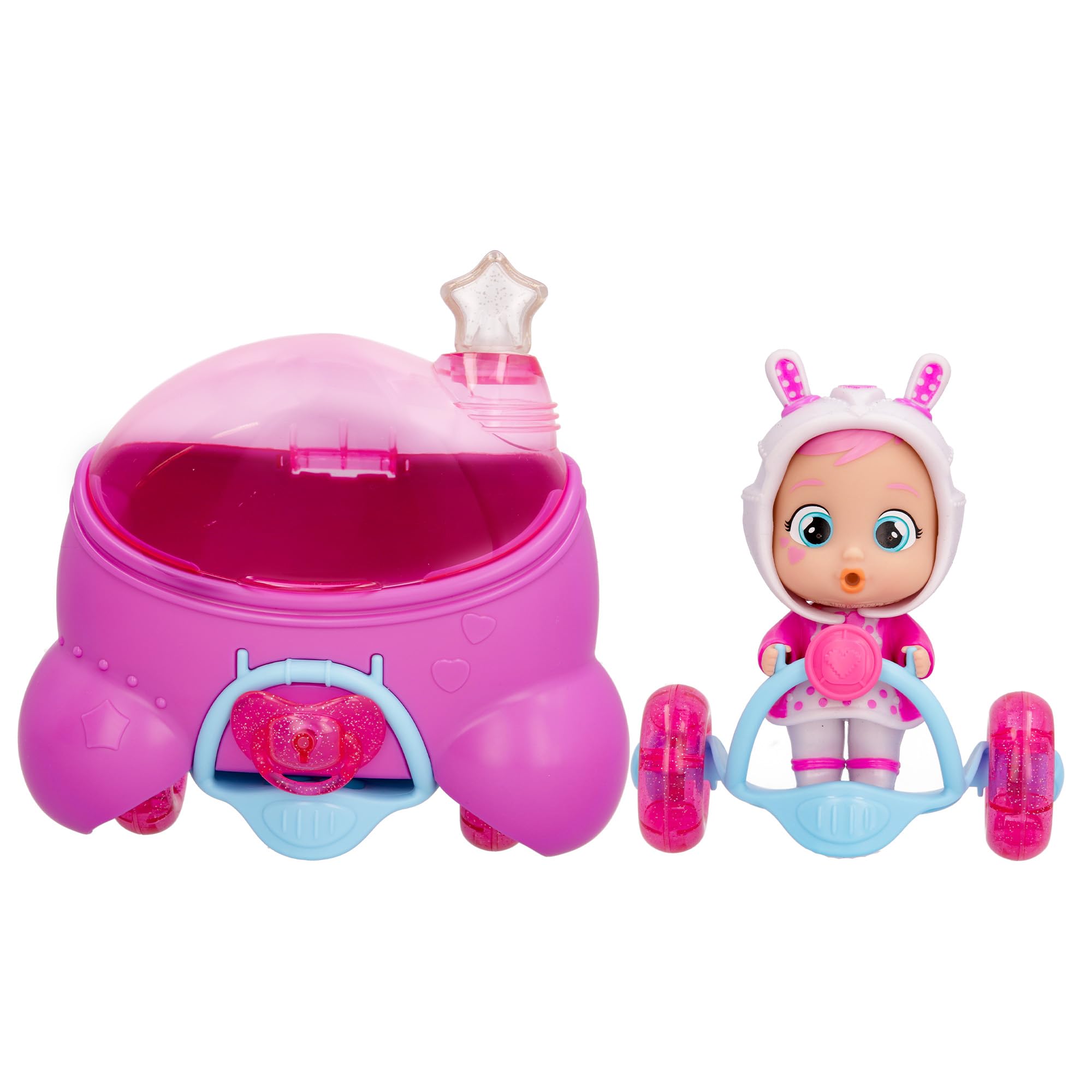 Cry Babies Magic Tears Stars Coney Bambola da Collezione con Outfit Iridescente