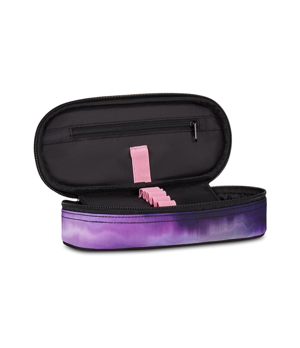 Seven Portapenne Round Plus FreeThink Viola e Rosa – Astuccio Ovale