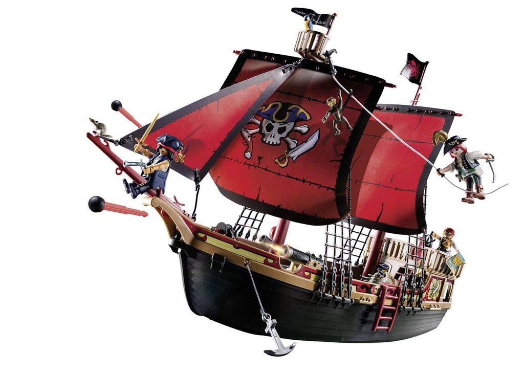 Playmobil 70411 Nave Pirata Grande Galleggiante con Cannone – Dai 4 Anni