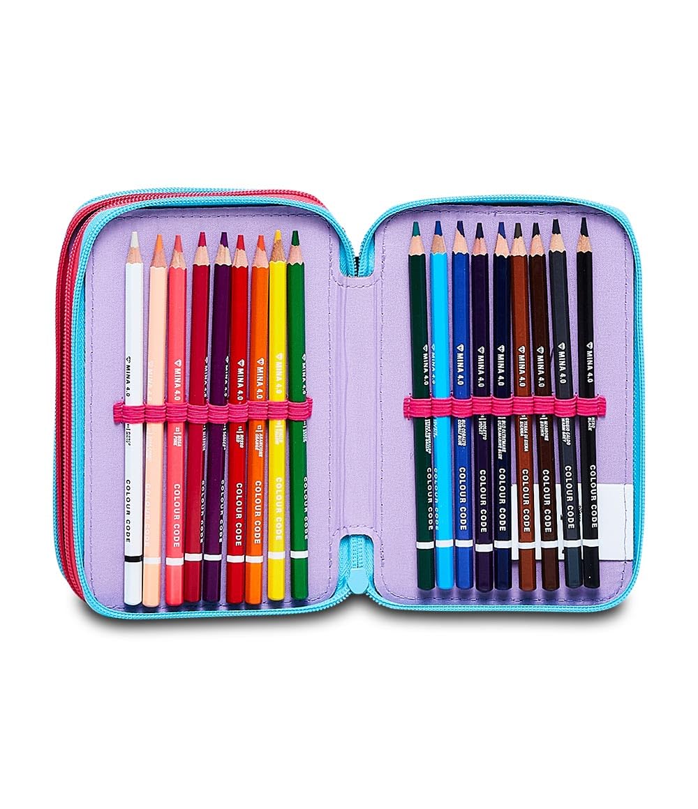 Astuccio Seven 3 Scomparti Lilo & Stitch My Alien Pal – Completo di Cancelleria | Scuola