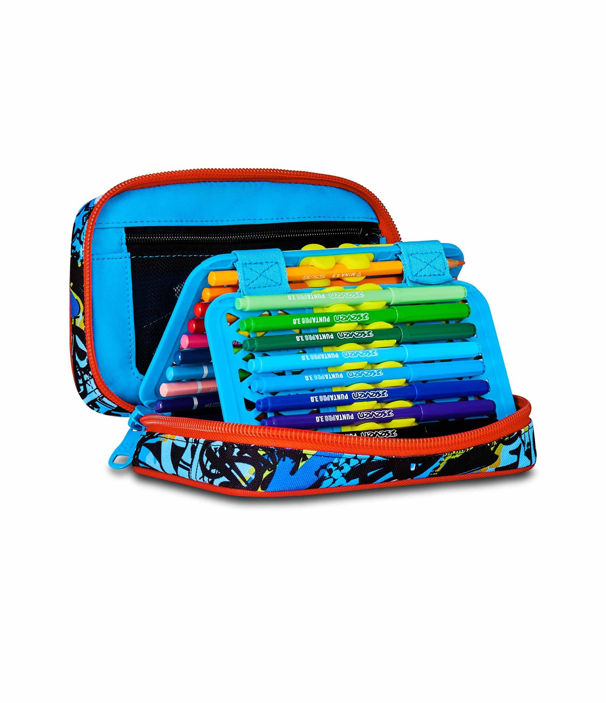 Astuccio SJ Gang Speed Pad Blu – Mono Scomparto con Plance Amovibili, Completo