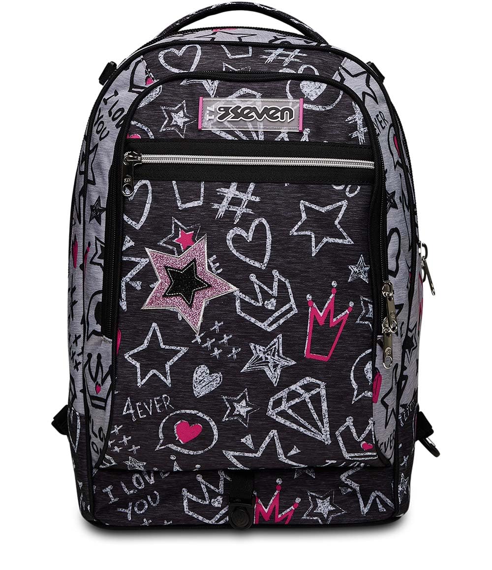 Seven Trolley Scuola Jack 2 Ruote – Zaino con Carrello per Bambini