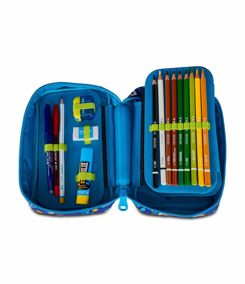 Astuccio SJ Gang Speed Case Blu – Mono Scomparto con Plance Amovibili, 44 Pezzi