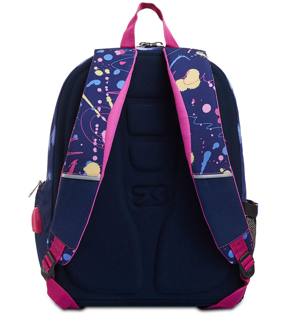 Seven Advanced Love Your Soul Zaino Scuola con Supporto USB e Doppio Scomparto