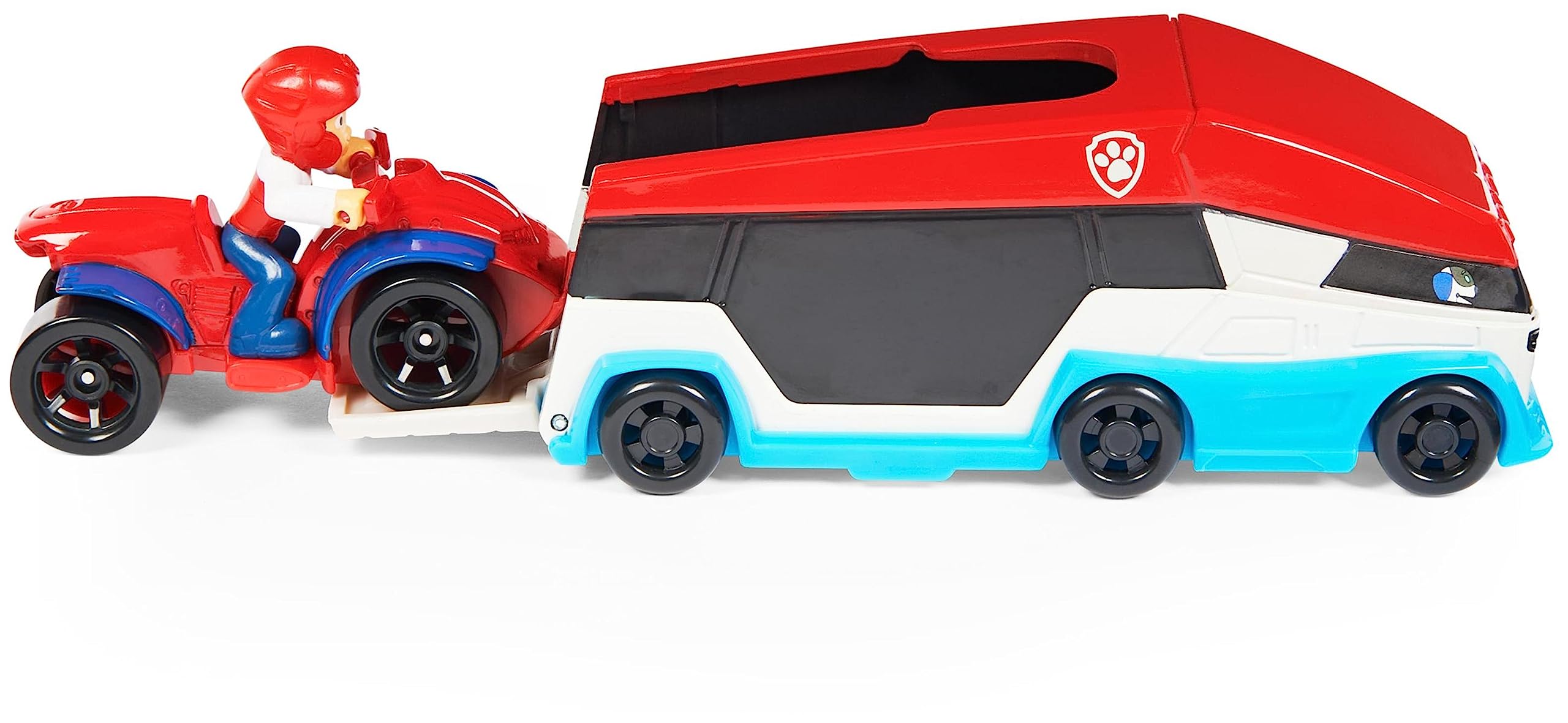 Paw Patrol True Metal PAW Patroller Veicolo Die-Cast con ATV Ryder 1:55 – Dai 3 Anni