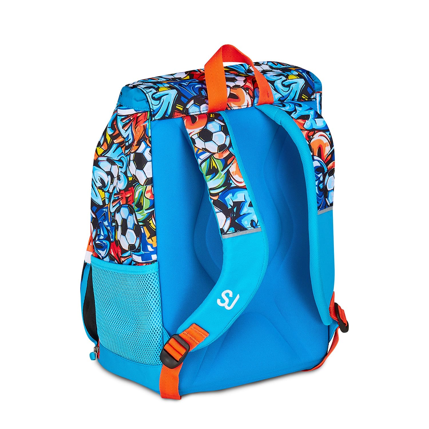 SJ Gang Style Jam Gang Zaino Scuola Grande Blu – Patch Riposizionabili 24 L
