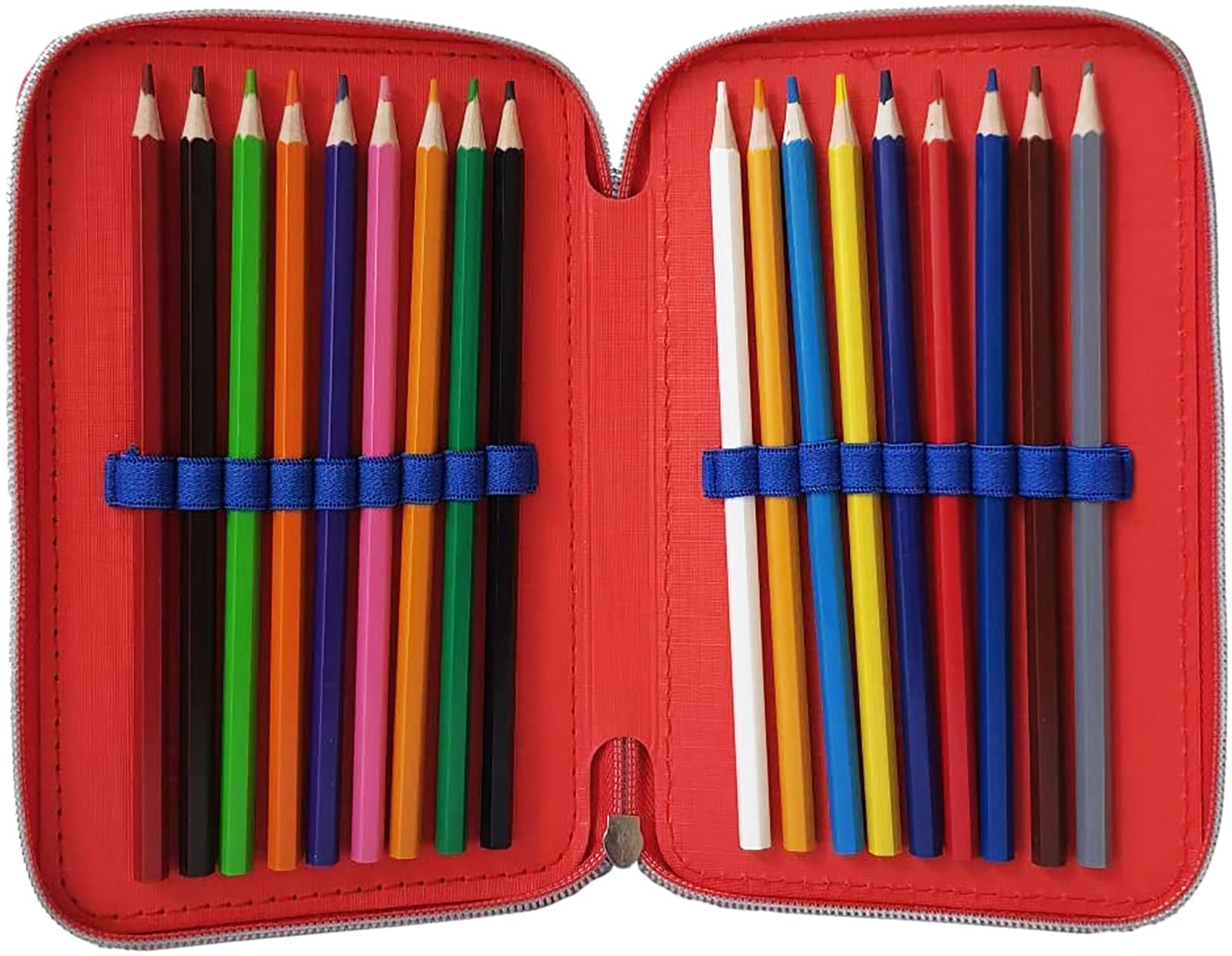 Astuccio Scuola 3D Spiderman Marvel 3 Zip Portacolori Pennarelli Giotto