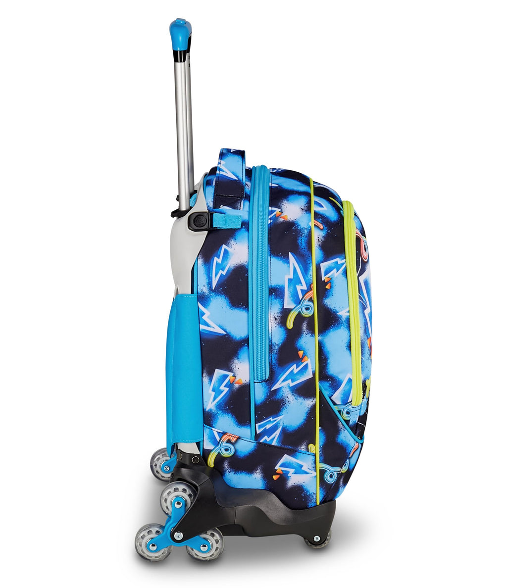 SJ Gang Trolley Jack 8 Ruote GlowGame Blu 34L – Scomponibile 3 in 1