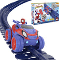 Smoby Spidey FleXtreme – Pista Auto Flessibile 4,40 m con 184 Pezzi e Veicolo Spidey con Luci | Dai 4 Anni
