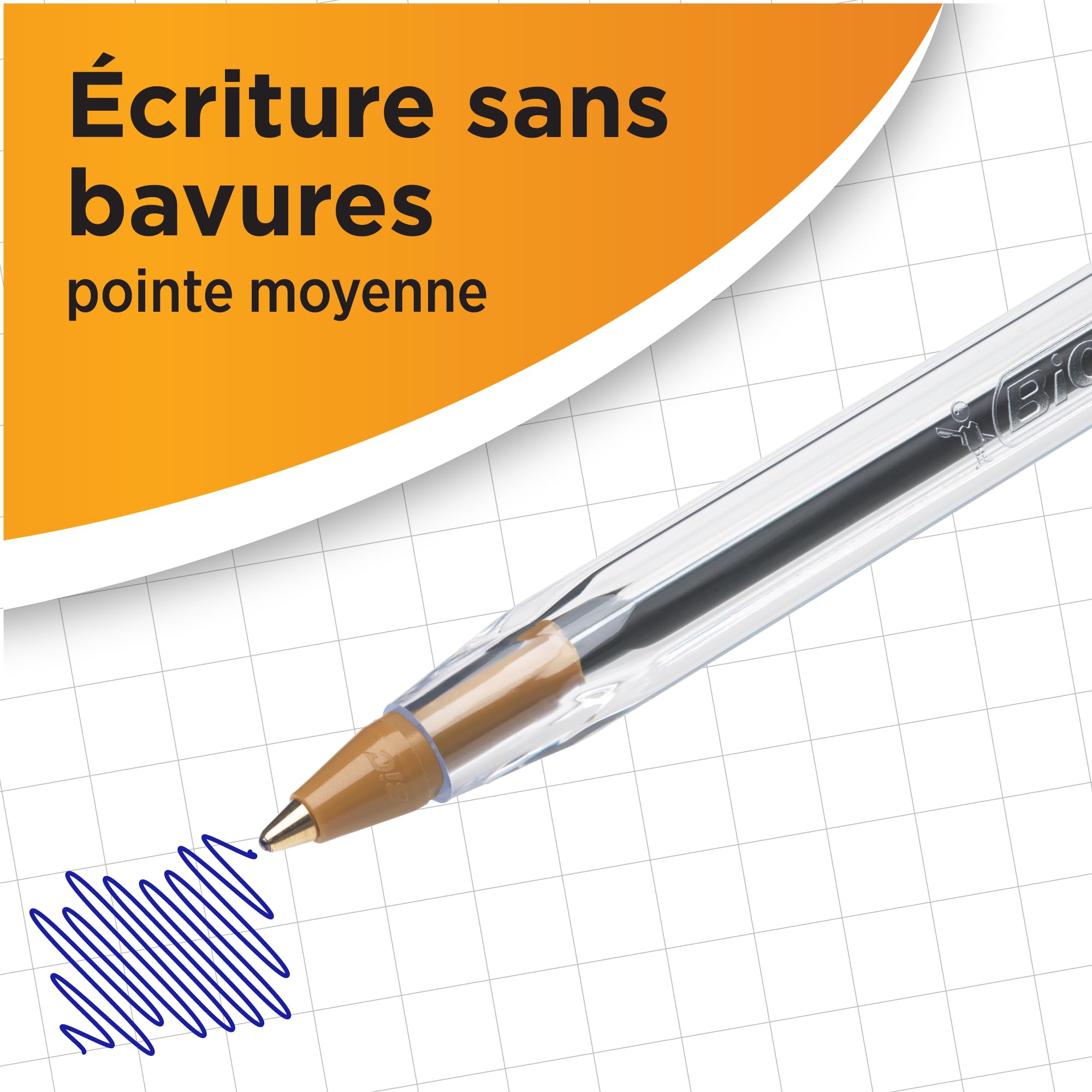 Penne BIC Cristal Original Nere – Punta Media 1.0mm – Confezione da 50