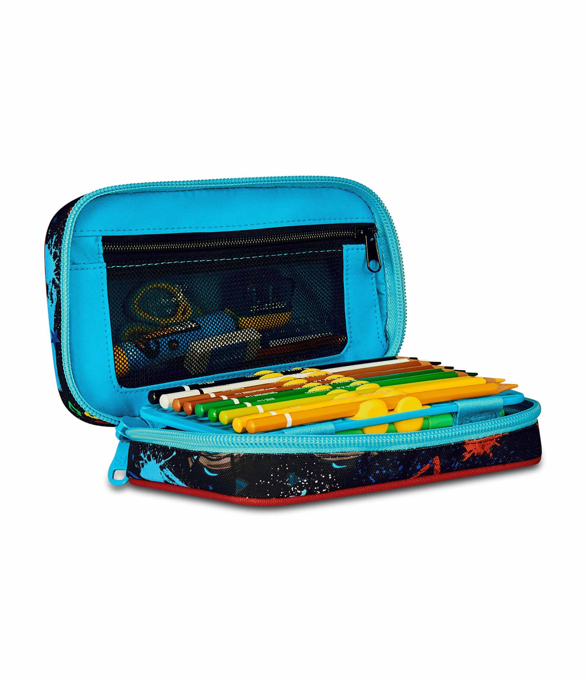 Astuccio SJ Gang Speed Pad Multicolore – Plance Amovibili, Completo di Penne e Colori | Scuola Elementare