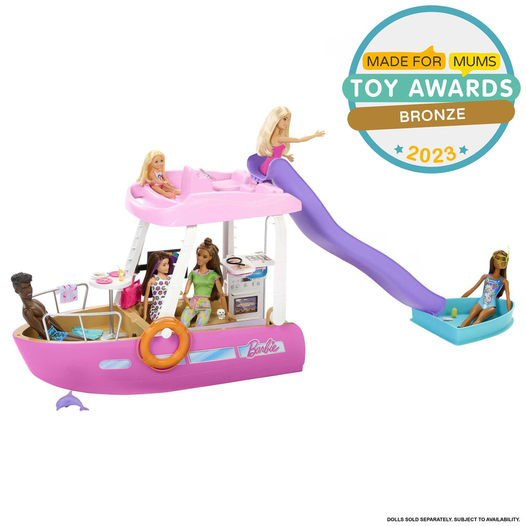 Barbie Dream Boat Barca dei Sogni con Piscina e Scivolo – HJV37
