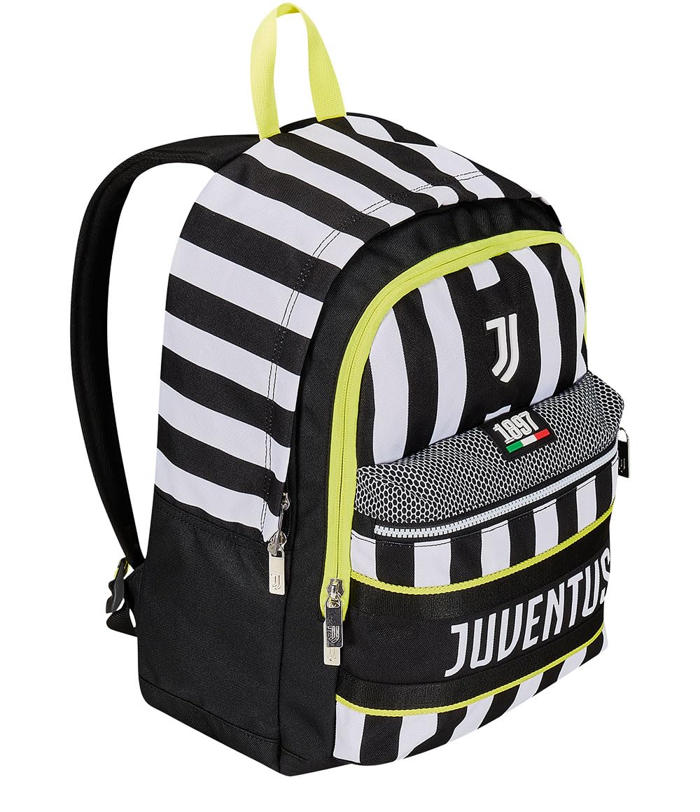 Seven Zaino Scuola FC Juventus Estensibile – Win is the Rule – Bianco e Nero