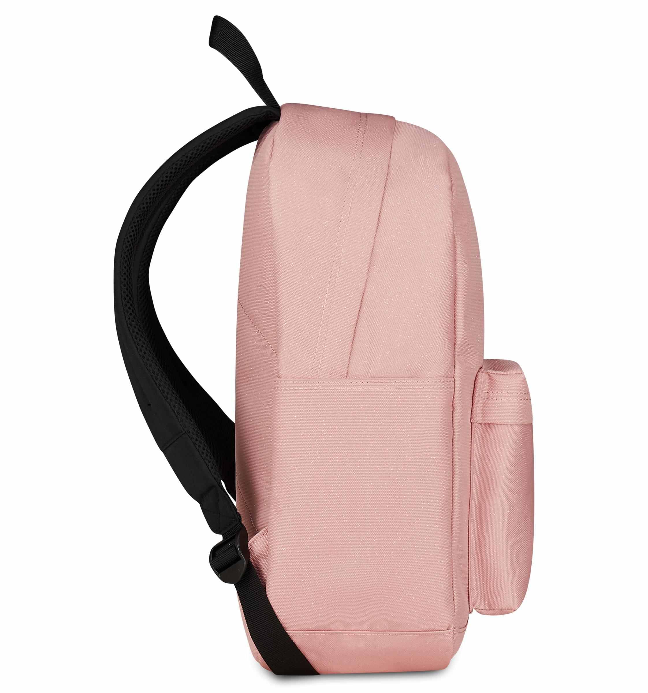Zaino Invicta Carlson Rosa Scintillante 24 L – Mono Scomparto con Tasca PC | Medie e Superiori
