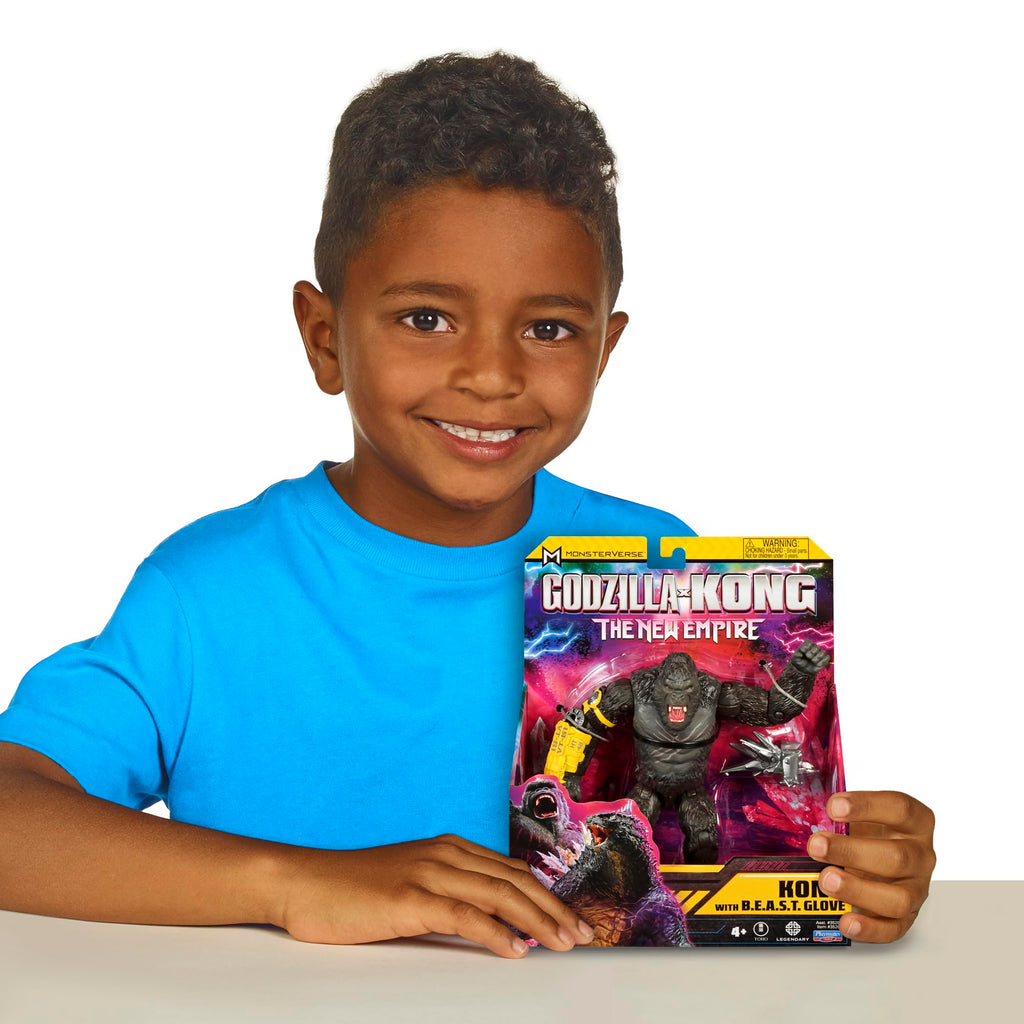 MonsterVerse Kong 15 cm con Guanto B.E.A.S.T. – Godzilla x Kong: The New Empire | Action Figure