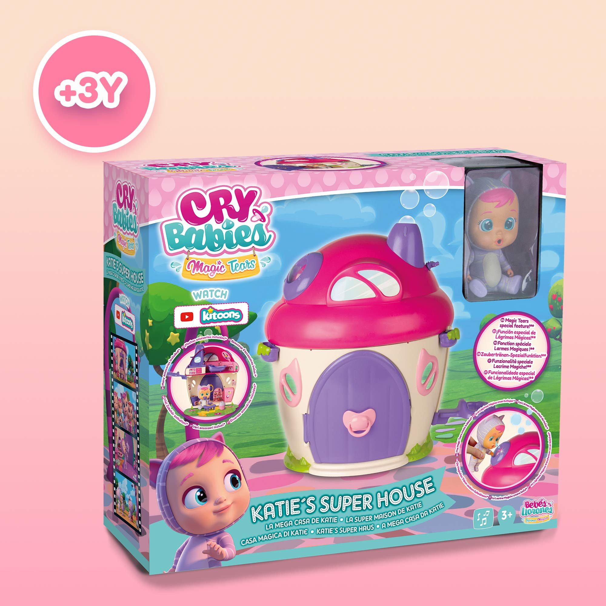 Cry Babies Magic Tears – Casa di Katie Playset con Bolle Magiche e Accessori | IMC Toys