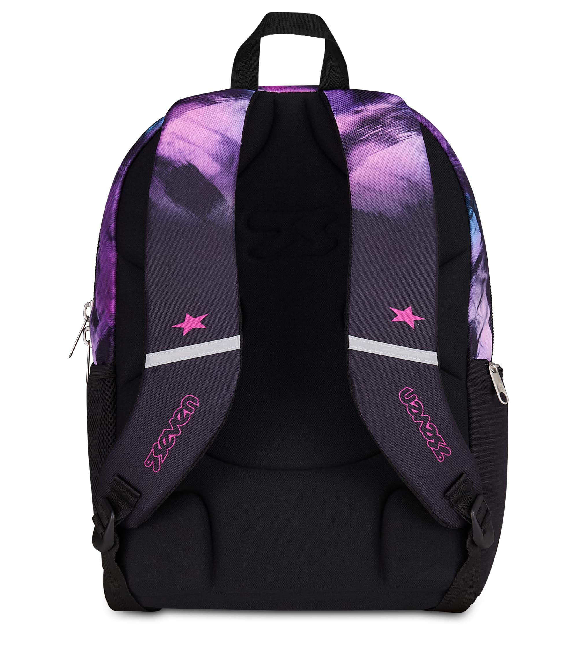 Seven Zaino Scuola Dual Detach Pink Fusion – Nero – 32 Litri
