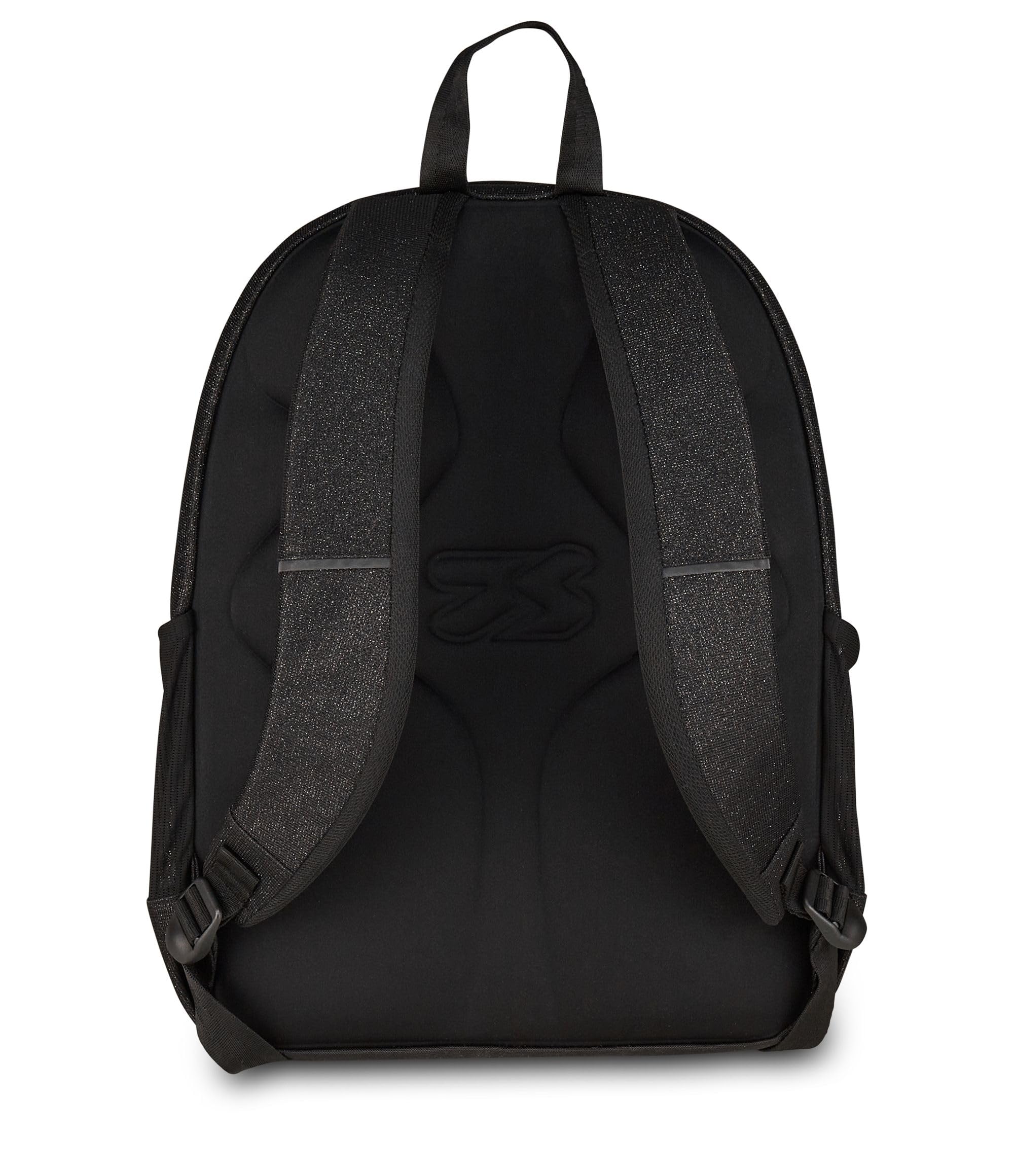 Seven Zaino Tech Shiny Nero – Doppio Scomparto con Tasca PC