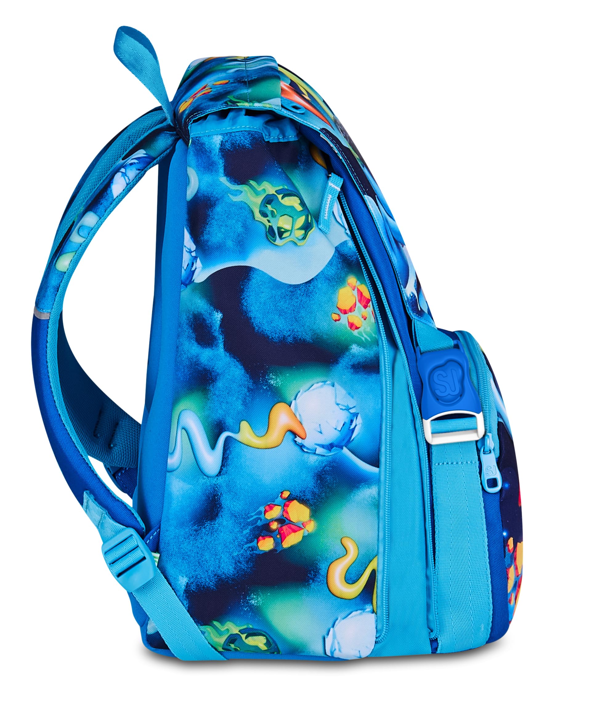 Seven Zaino Scuola Estensibile SJ Gang Space Ride – Blu – 24 Litri
