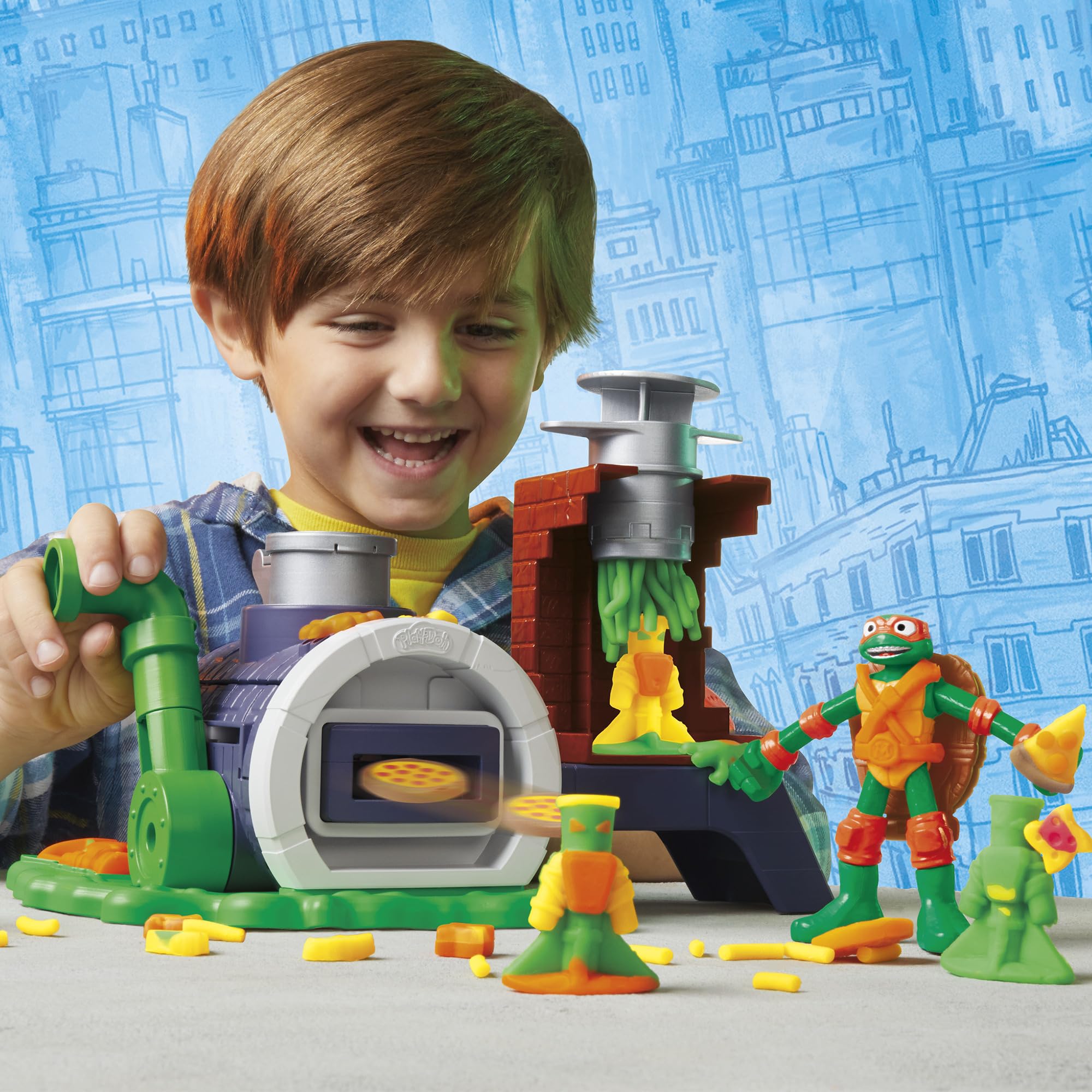 Play-Doh Tartarughe Ninja Cowabunga Creations – 4 Personaggi Modellabili