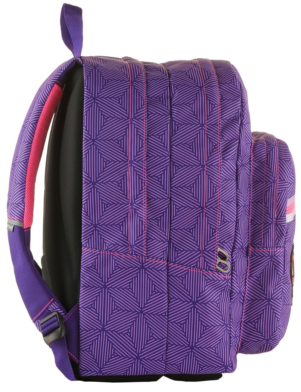 Seven Zaino Scuola Outsize Rebel Girl – Viola 33 LT con Power Bank Integrato