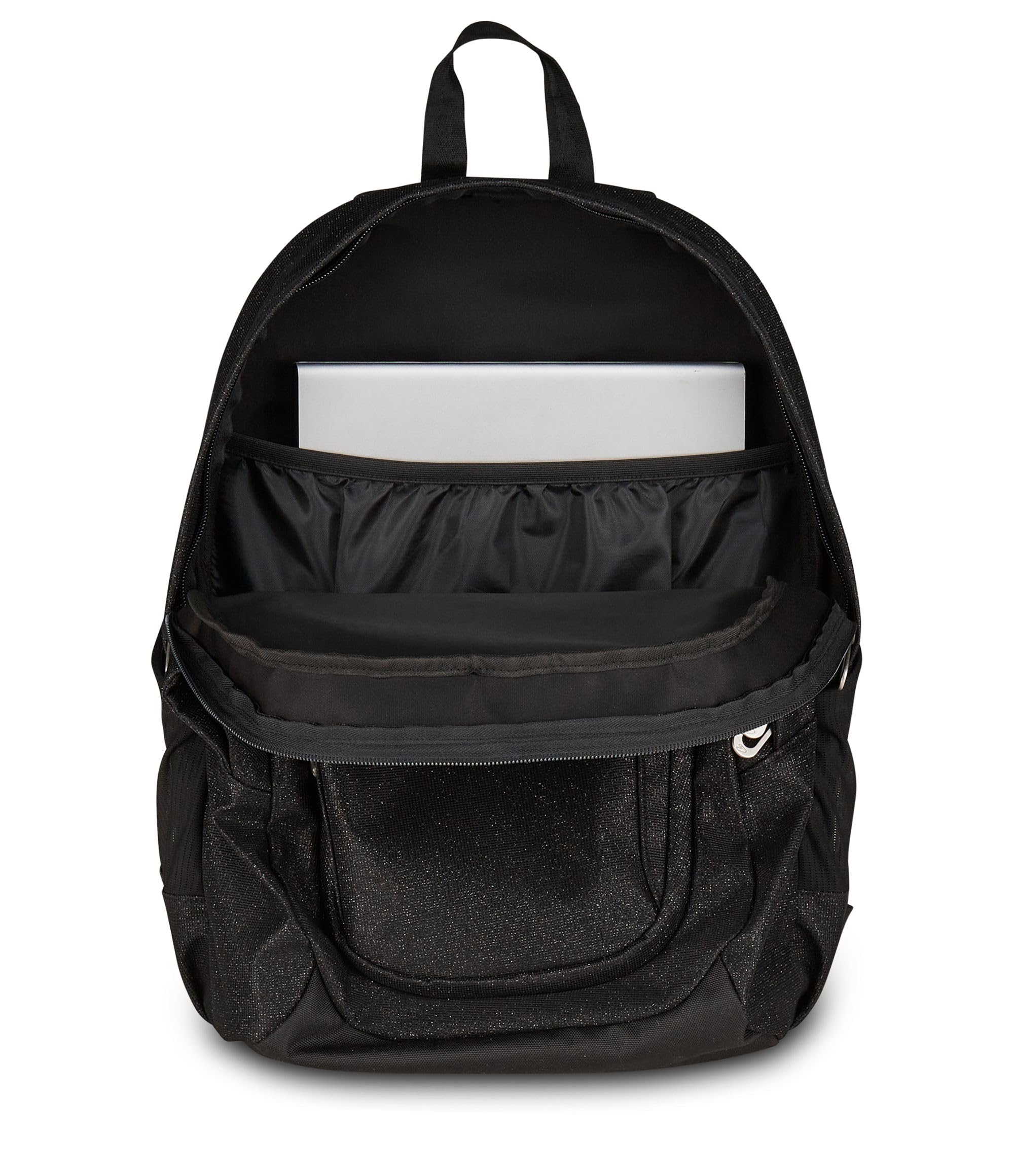 Seven Zaino Tech Shiny Nero – Doppio Scomparto con Tasca PC