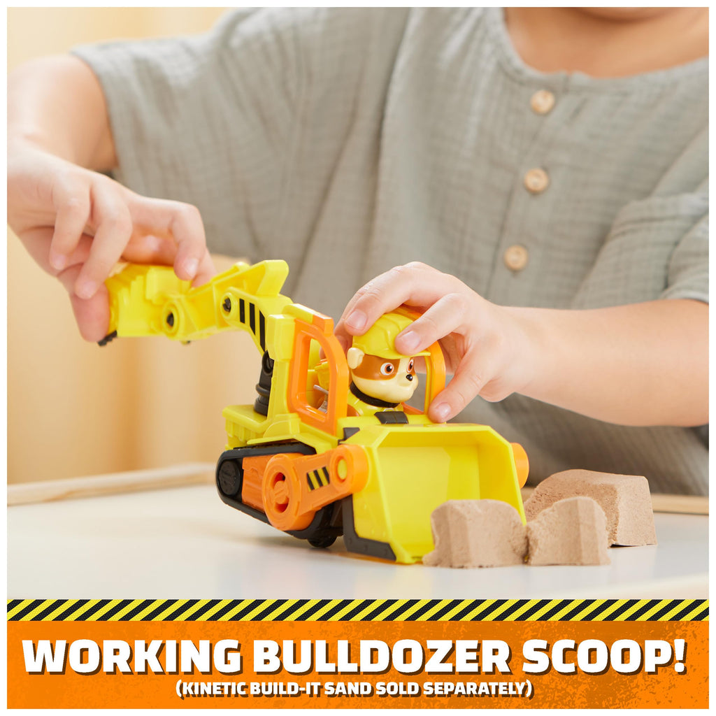 Rubble & Crew – Bulldozer di Rubble con Parti Mobili e Action Figure da Collezione | Dai 3 Anni