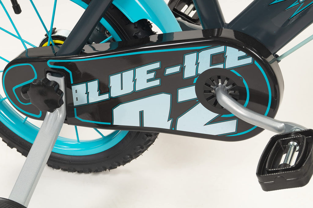 Bicicletta per Bambini 14 pollici Toimsa Blue Ice - Rotelle, Borraccia, Sellino Regolabile - 4-6 Anni